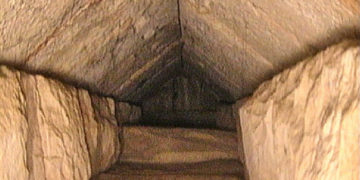 A new secret corridor has been opened in the pyramid of Cheops