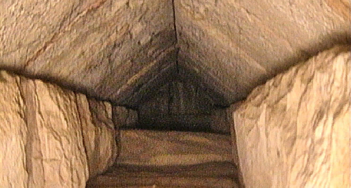 A new secret corridor has been opened in the pyramid of Cheops